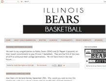 Tablet Screenshot of illinoisbearsbasketball.com